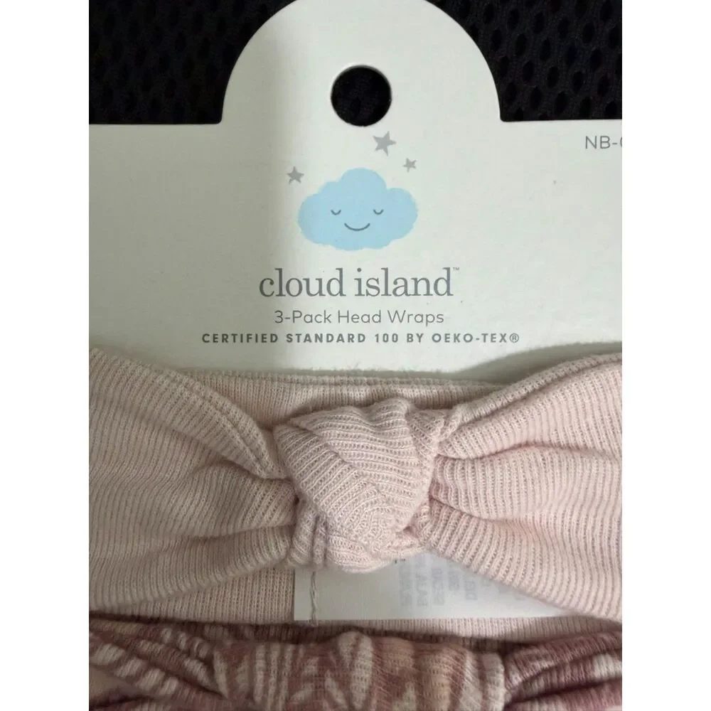 2 pack Cloud Island headbands Pinks NEW 6 headbands total